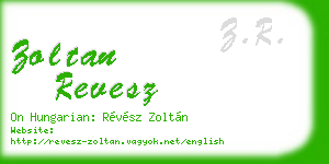 zoltan revesz business card